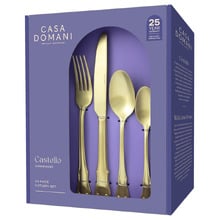 24 Piece Castello Stainless Steel Cutlery Set